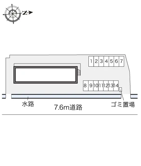 高知市十津４丁目　月極駐車場（LP）